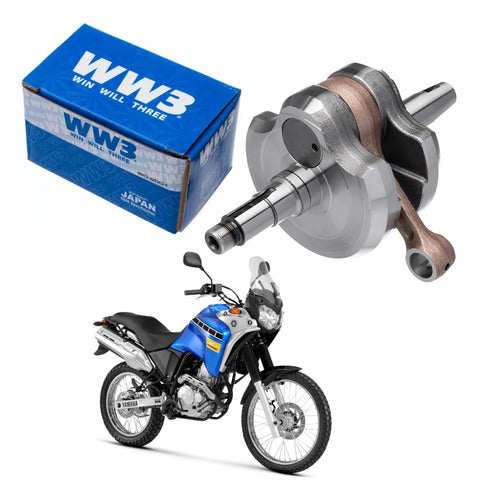 Virabrequim Completo com Biela WW3 Yamaha Fazer Lander Ténéré 250