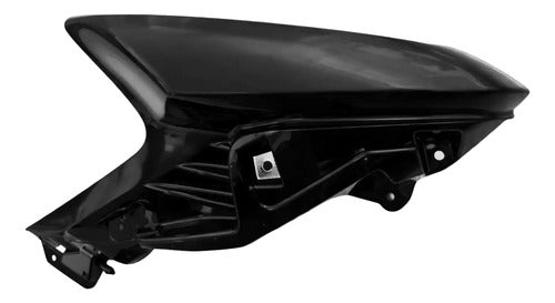 Aba do Tanque Direita Yamaha Factor Dx 150 2025 Preto Metálico