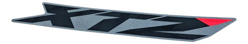 Adesivo da Capa do Tanque Esquerda Yamaha Lander 250 2025 Cinza Fosco