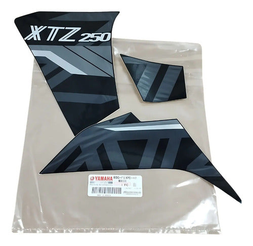 Kit Adesivos da Tomada de Ar Direita Yamaha Lander 250 2020 a 2021 Preto