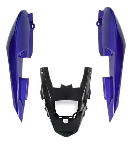 Rabeta Lateral Completa Paramotos Yamaha Fazer 150 2016 a 2022 Azul