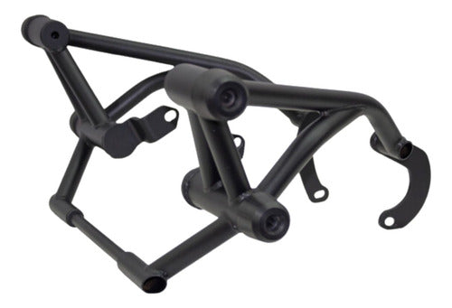 Protetor de Motor Stunt Race Cage BMW G 310 Gs 2018 em diante G 310 R 2017 em diante Preto Fosco