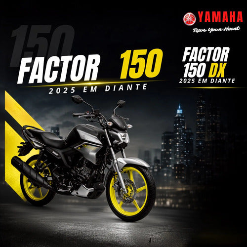 Guidão Yamaha Factor Dx 150 2025 em diante Preto
