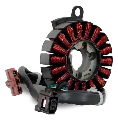 Magneto Estator com Bobina de Pulso Magnetron Honda Pcx 150 2016 a 2018