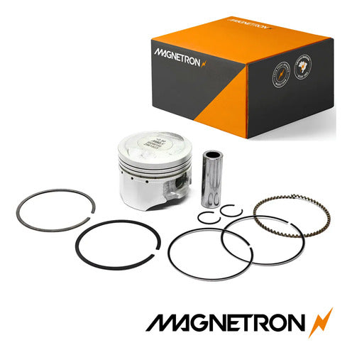 Kit Pistão com Anéis Magnetron Honda Cg 125 Today 1992 a 1994 Xlr 125 1997 a 2002 0,50 mm