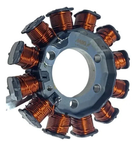 Magneto Estator com Bobina de Pulso Magnetron Honda Biz 110i 2016 a 2023