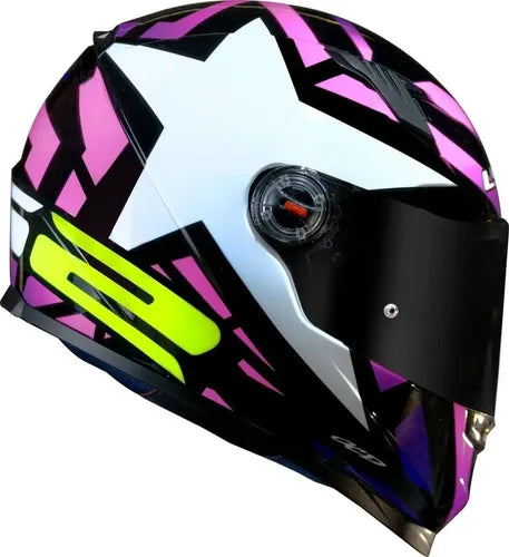 Capacete LS2 FF358 Starwar Preto Rosa