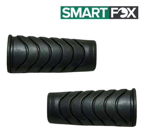 Par de Borrachas da Pedaleira Dianteira Smartfox Honda Biz 100 125 Biz 110i Pop 110i