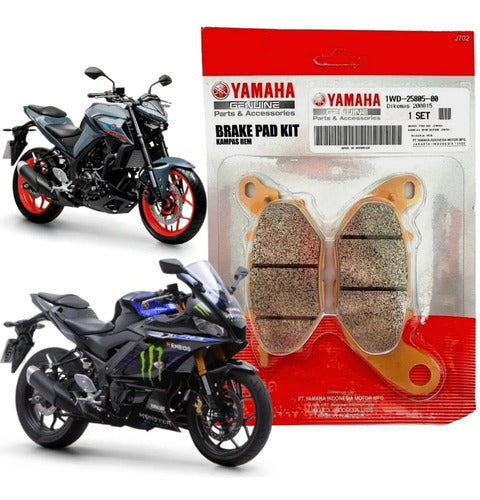 Pastilha de Freio Dianteira Yamaha Mt-03 Yzf-R3 2016 a 2025