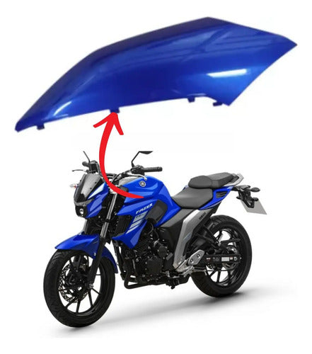 Tomada de Ar Esquerda Yamaha Fazer Fz25 250 2018 a 2024 Azul