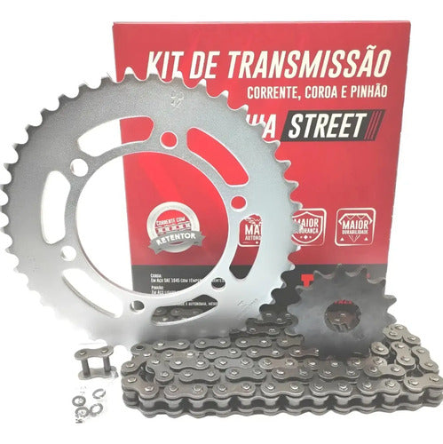Kit Relação DID com Retentor Kawasaki Ninja 300 400 Z300 Ninja 250r Z400 520VD 106L 42/14T