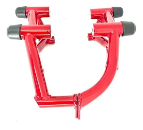 Protetor de Motor Stunt Race Cage Yamaha Mt-03 2016 em diante Vermelho Metálico