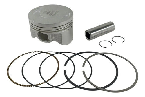 Kit Pistão com Anéis Magnetron Yamaha Crosser Fazer 150 2014 a 2025 Factor 150 2016 a 2024 0,75 mm