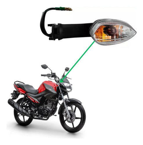 Pisca Dianteiro Direito Yamaha Factor 150 2019 a 2025