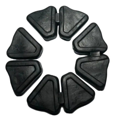 Jogo de Buchas do Coxim da Coroa Smartfox Honda Biz 100 1998 a 2005 4 Peças