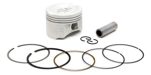 Kit Pistão com Anéis Magnetron Honda Cg 125 Fan 2009 a 2015 1,00 mm