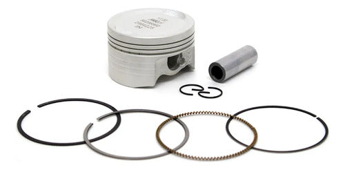 Kit Pistão com Anéis Magnetron Honda Cg 150 Titan Fan 2004 a 2015 Bros 150 2006 a 2014 1,00 mm