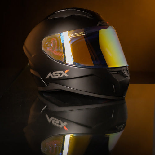 Viseira ASX V18B Eagle Draken City Revo Dourado Claro