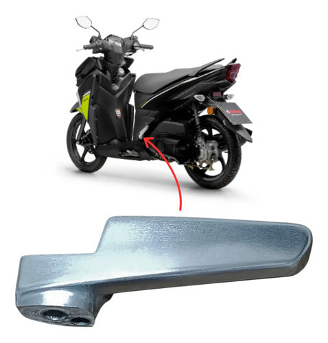 Estribo Pedaleira Traseira Esquerda Yamaha Neo 125 2019 a 2025