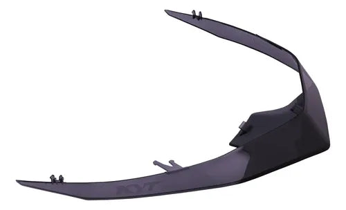 Capacete KYT TT-Revo Solid com Spoiler Preto Fosco