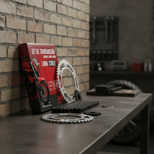 Kit Relação DID Premium com Retentor Yamaha Fazer Fz25 250 2018 em diante 428HXV 136L 46/15T