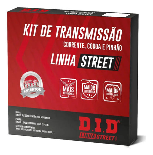 Kit Relação DID Extra Premium com Retentor BMW G 310 R 2017 a 2025 520VD 112L 40/16T