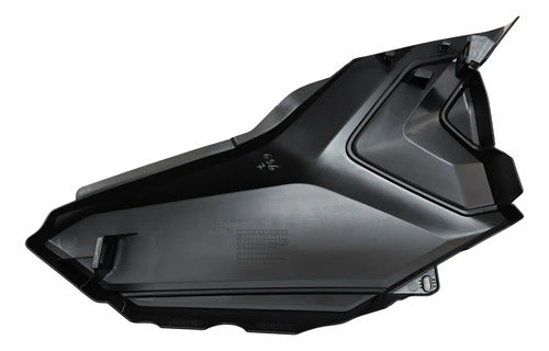 Tampa Lateral Esquerda Yamaha Factor Dx 150 2025 em diante Preto