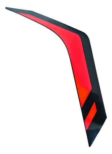 Adesivo da Aba do Tanque Esquerda Yamaha Lander 250 2025 Vermelho