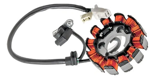 Magneto Estator com Bobina de Pulso Magnetron Honda Xre 190 2016 a 2023