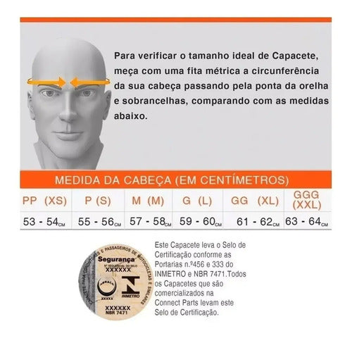Capacete LS2 FF358 Tribal Laranja Preto Azul Brilhante