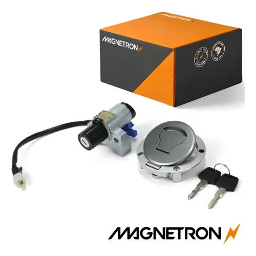Conjunto de Travas Magnetron Honda Bros 160 2022 a 2024 Cb 250f Twister 2016 a 2018