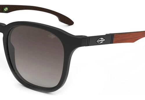 Óculos De Sol Mormaii Vancouver Óculos Solar Vancouver Feminino Masculino Lente Marrom Degradê Preto