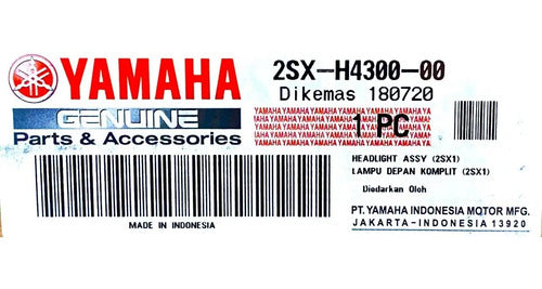 Farol Bloco Óptico Yamaha Neo 125 2017 a 2019