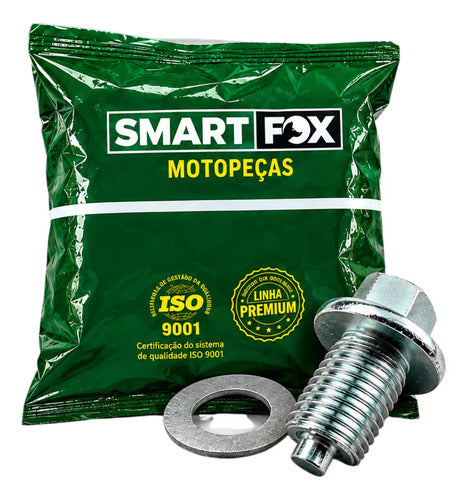 Bujão do Cárter Smartfox Honda Cg 150 160 Titan Fan Start Xre 190 300 Yamaha Fazer Lander 250 M12