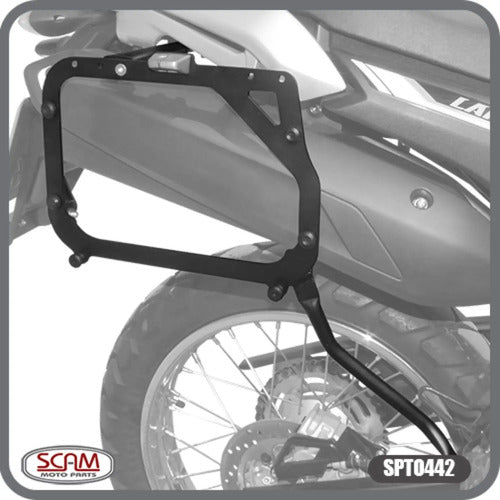 Suporte de Baú Bagageiro Lateral Scam Yamaha Lander 250 2019 a 2025