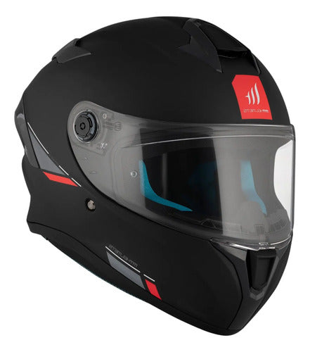Capacete MT Helmets Targo S Solid Preto Fosco