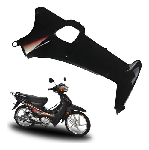 Carenagem Aba Lateral Externa Direita Iron Shineray Phoenix 50 2011 a 2019 Preto