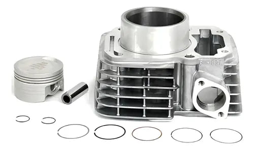 Kit Cilindro Pistão e Anéis Magnetron Honda Cg 150 Titan Fan 2004 a 2015 Bros 150 2006 a 2014