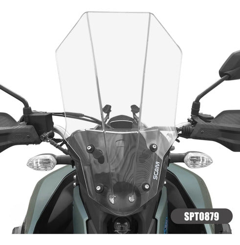 Bolha Alta de Policarbonato Scam Yamaha Lander 250 2025 em diante Transparente