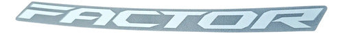 Adesivo da Capa do Tanque Yamaha Factor Dx 150 2025 Prata