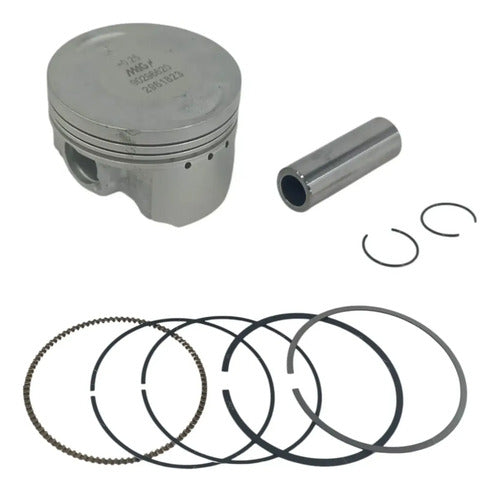Kit Pistão com Anéis Magnetron Yamaha Fazer Crosser Factor 150 0,25 mm
