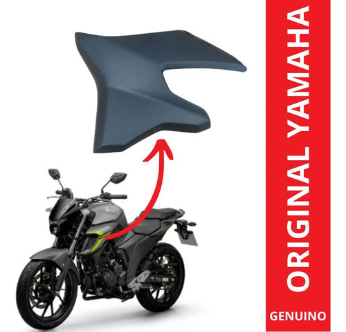 Guia de Ar Aba do Tanque Esquerda Yamaha Fazer Fz25 250 2018 a 2024 Preto Fosco