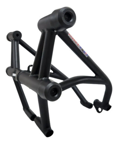 Protetor de Motor Stunt Race Honda Cg 160 Titan Fan Start Cargo 2016 em diante Preto Fosco