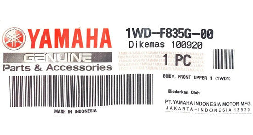 Carenagem do Farol Frontal Superior Yamaha Yzf-R3 2016 a 2019