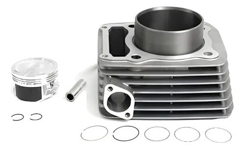 Kit Cilindro Pistão e Anéis Magnetron Honda Xre 300 2010 em diante Cb 300r 2009 em diante