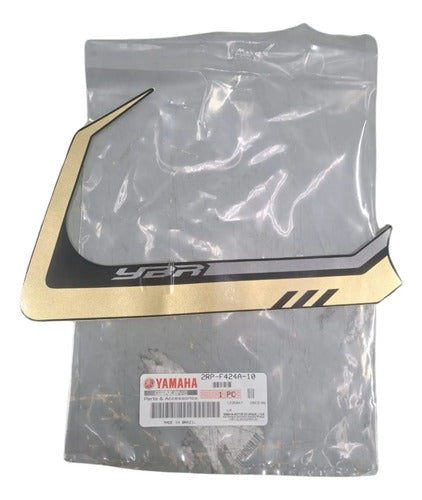 Adesivo do Tanque Esquerdo Yamaha Factor 150 2024 Preto