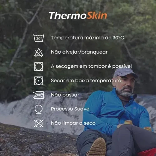Calça Térmica Segunda Pele Curtlo Thermoskin Aveludada Feminina Preto