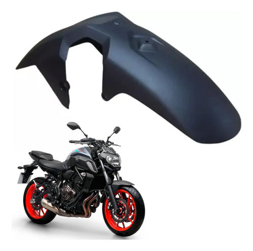 Paralama Dianteiro Yamaha Mt-07 2019 a 2025 Preto