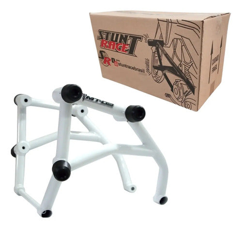 Protetor de Motor Stunt Race Cage Yamaha Tracer 900 2017 em diante Mt-09 2014 em diante Branco