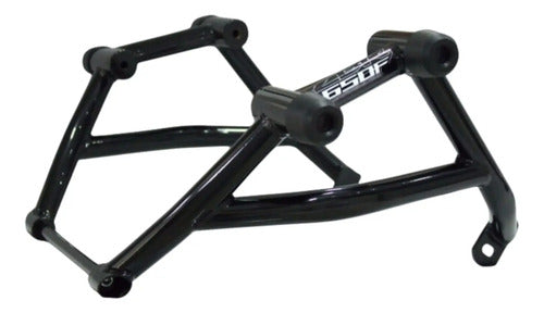 Protetor de Motor Stunt Race Cage Honda Cb 650r 2014 em diante Preto Brilhante